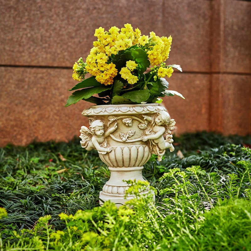 Floryden Cherub Angel Planters, Cherub Planter Flower Pots with Drain Hole for All House Plants, Patio Yard Decor, Polyresin, 8.46" H - Image 3