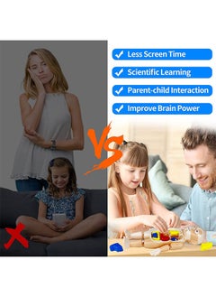 GROIC Kids Early Educational Learning Toys Human Organs Model with Removable Parts ,17 Pcs DIY Assembly Science Kits Toys for Boys Girls Preschool Learning Toys  - Image 5