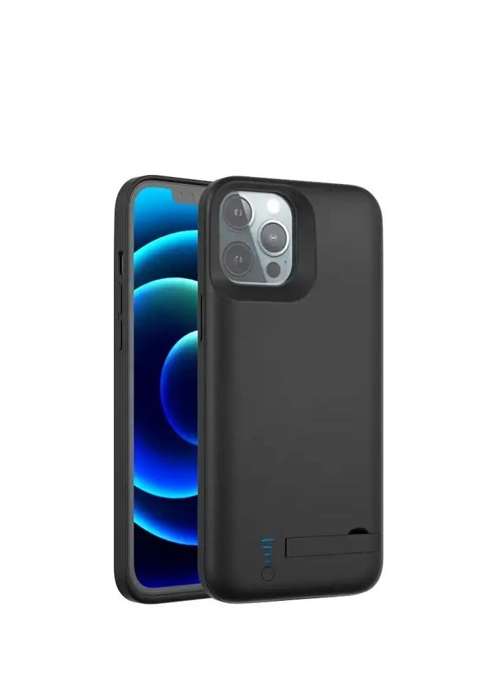 GULFLINK Wireless Protective Charging Case Cover For iPhone 15 pro 5000mah Black  - Image 1