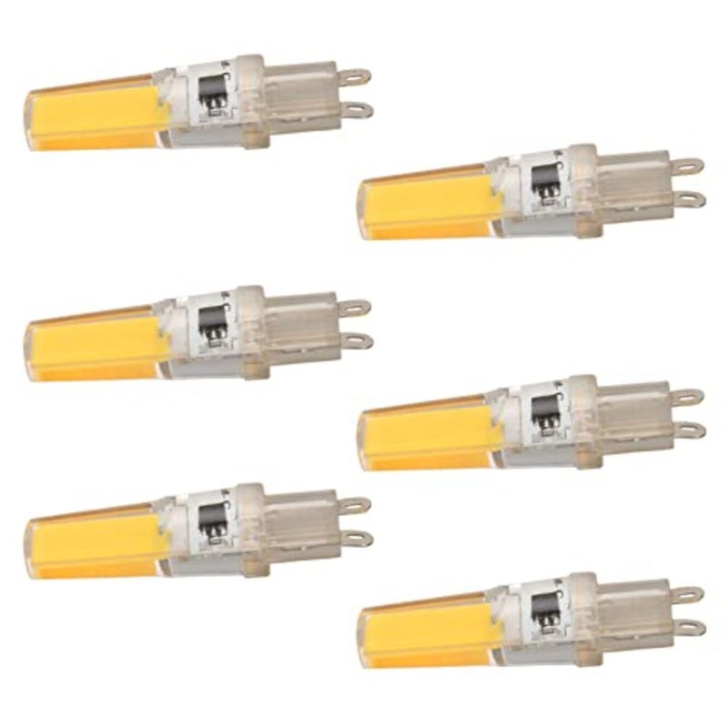 Dimmable G9 LED Bulbs, Energy-Saving Lamp Lights for Wall and Table Lamps - Pack of 6, 220V, Warm Light, Eye Protection for Home and Office Use - Image 2