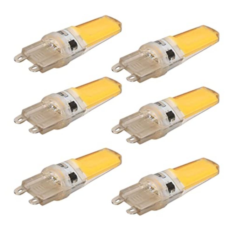 Dimmable G9 LED Bulbs, Energy-Saving Lamp Lights for Wall and Table Lamps - Pack of 6, 220V, Warm Light, Eye Protection for Home and Office Use - Image 3