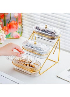 Elegant Transparent Candy Serving Trays with Diamond-Shaped Lids and Golden Storage Rack 17.5x26.5x23 cm - pzsku/ZFFD5AA59646F0AD561E1Z/45/_/1737183427/07a3e7d8-295a-4bce-b9c4-677f91633b69