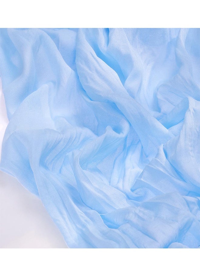 NAKODU Cheesecloth Table Runner Gauze Rustic Cheese Cloth Spring Table Runner for Wedding Baby Bridal Shower Birthday Party Long Sheer Boho Home Decorations, 35.4*118 Inch - Image 2