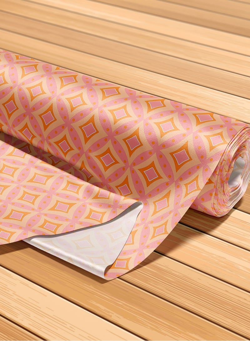 فيلاتو Ø¬Ù„Ø§Ø¨ÙŠØ© Ù…Ø®ÙˆÙŠØ± Ù…Ù† Ù‚Ù…Ø§Ø´ Ø­Ø±ÙŠØ± Ø§Ù„Ù„ÙŠÙ„ Ø¹Ø±Ø§Ù…Ù†ÙŠ Ø¨Ø§Ù„ÙŠØ§Ø±Ø¯Ø©ØŒ Ù…Ø±ØµØ¹Ø© Ø¨Ø§Ù„Ù…Ø§Ø³ØŒ Ø¨Ø±ØªÙ‚Ø§Ù„ÙŠ ÙˆØ±Ø¯ÙŠØŒ Ø®ÙŠØ§Ø·Ø©ØŒ Ø¹Ø±Ø¶ 58 Ø¨ÙˆØµØ© - Image 5