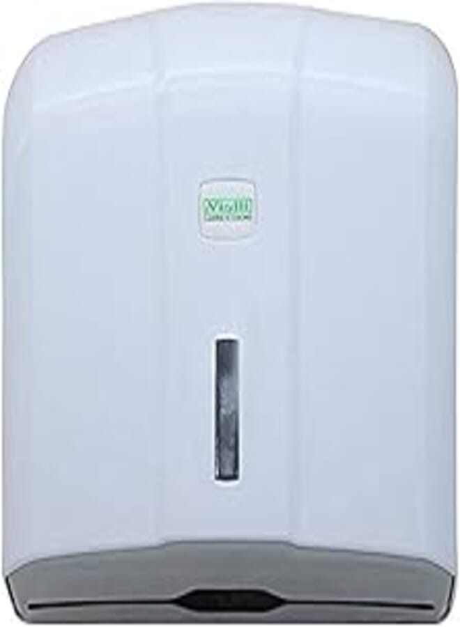 Plastic Tissue Box - White