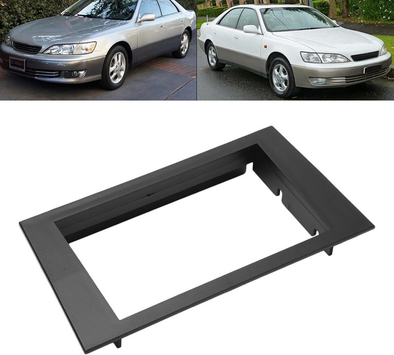 ويوبلز إطار لوحة التحكم المركزية، إطار واجهة راديو ستيريو ثنائي الدين، لوحة أقراص مدمجة بديلة لسيارة ES300 موديلات 1992-1996 - Image 4