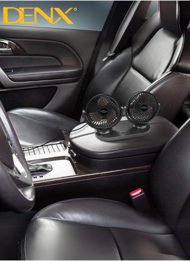 Denx Car Fan With A Strong Performance That Guarantees The Distribution Of Air In Two Directions  - Image 5