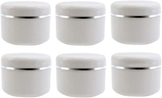 6PCS White Plastic Jar with Dome Lid 8 Oz (250g) Portable Refillable Cosmetic Makeup Face Cream Lotion Jar Lip Balm Lotion Storage Container Bottle Pot Case - pzsku/ZFFD61197D1778360103EZ/45/_/1744137943/5401bbb9-7e6a-4afd-8bdf-cde73301194f
