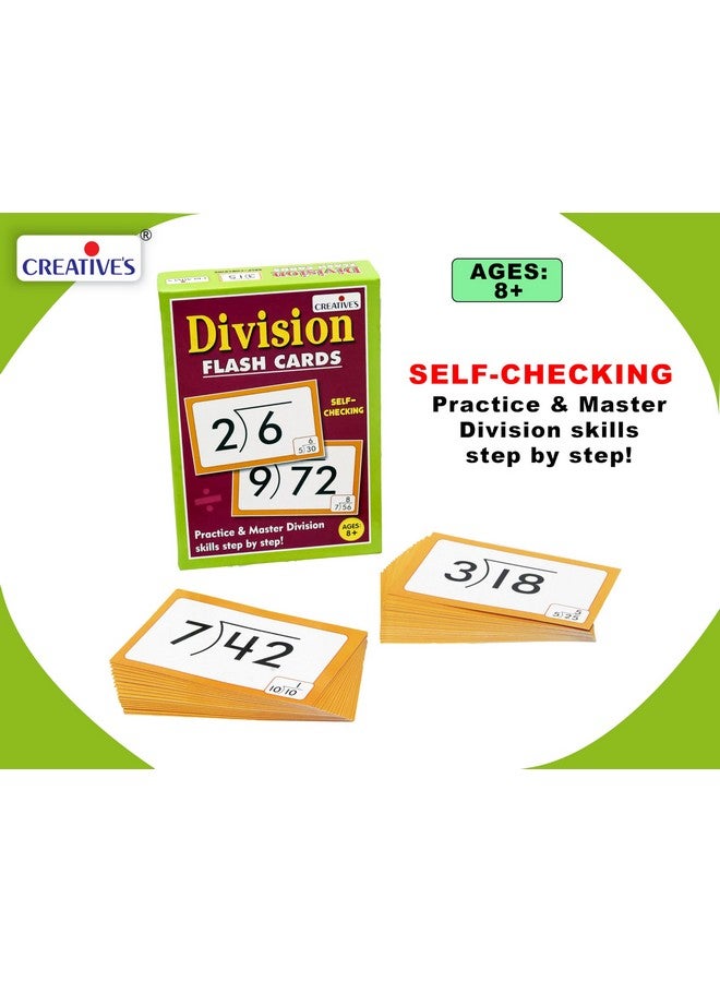Creative's Creative’s Division Mathematical Flash Cards for Kids 8+ Years | Early Learning Educational Flash Cards Division | Easy & Fun Learning Educational Gift for Kids - Image 2