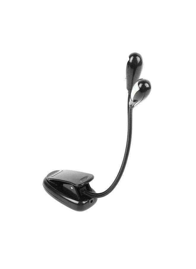 Thoraya Rechargeable Double Head Clip Light Eye Protection 360 Degree Adjustment Music Stand Light Clip On Reading Light for Kids  - Image 3