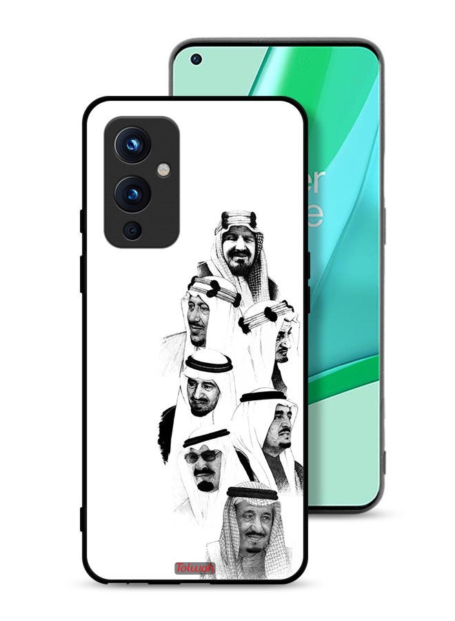 Tolwak OnePlus 9 5G Protective Case Cover Saudi Kings Art B_W - Image 1