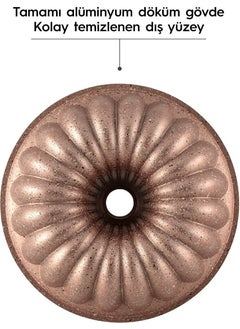 Nehir 1 Piece Azalea Aluminum Casting 26 cm Cake Mold Tart Gold Casting  - Image 5