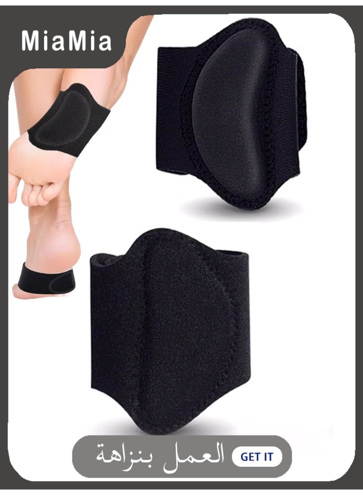 Miamia Orthotic Arch Support Plantar Fasciitis Relief Arch Support Brace Foot Pain Relief Flat Feet Insoles Gel Arch Support Cushions Flat Feet Support Orthopedic Foot Care Gel Pads - Image 1