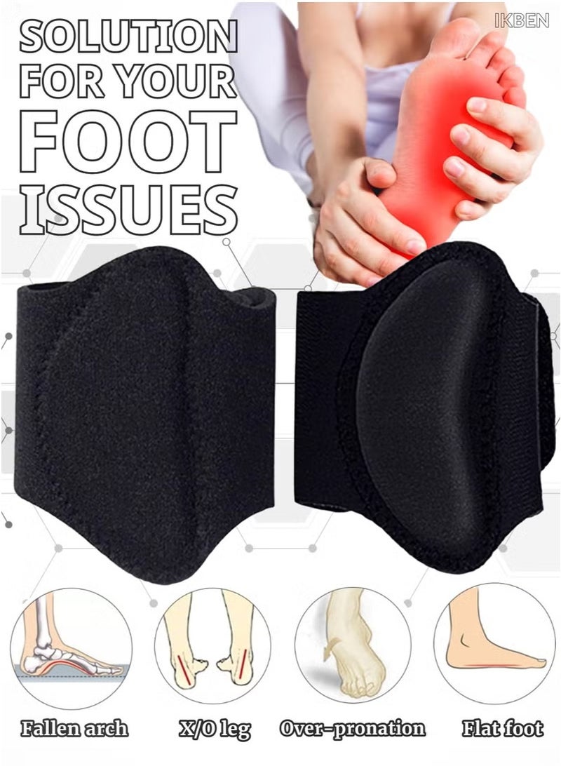 Miamia Orthotic Arch Support Plantar Fasciitis Relief Arch Support Brace Foot Pain Relief Flat Feet Insoles Gel Arch Support Cushions Flat Feet Support Orthopedic Foot Care Gel Pads - Image 4