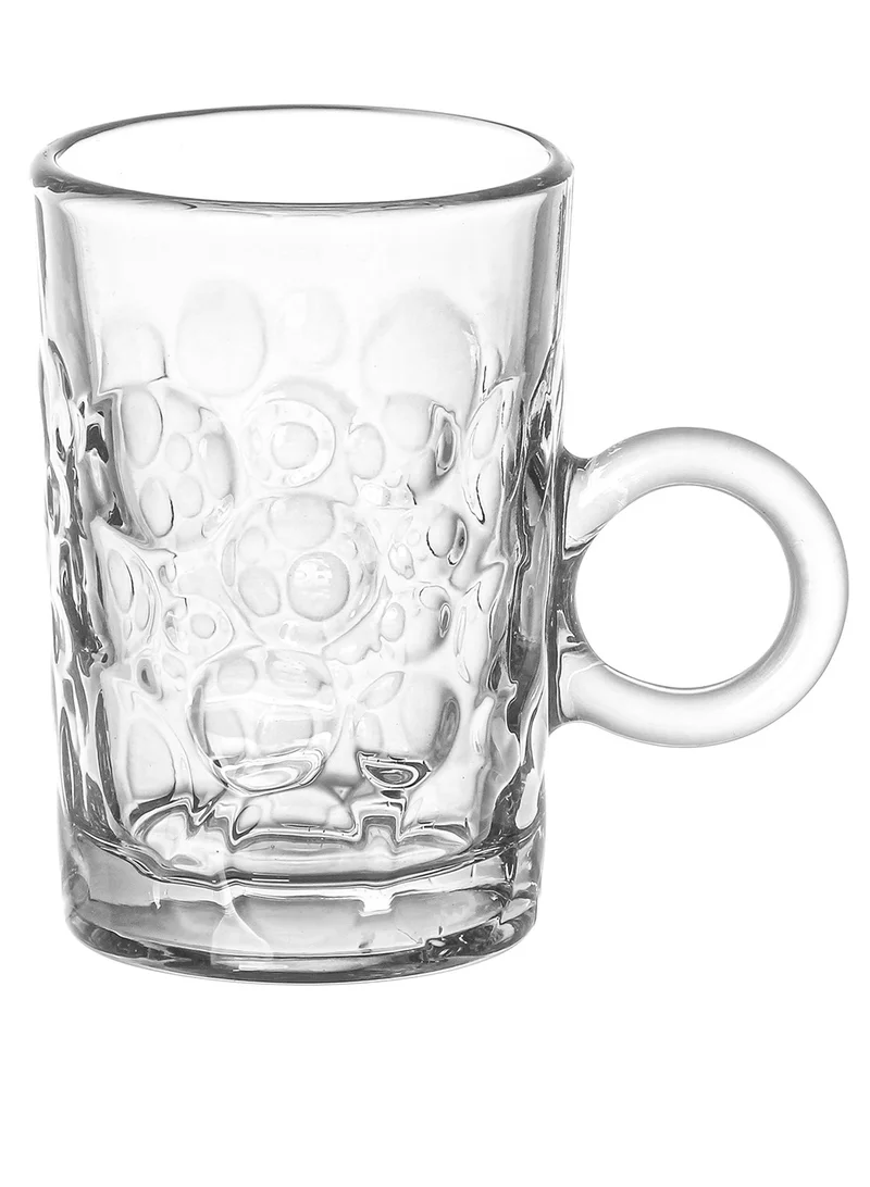 Cuisine Art Doyalex Glass by Cuisine Art Istikan Tea Cup & Saucer Set - 120ml, 12 Pieces, Transparent (CS-158C)