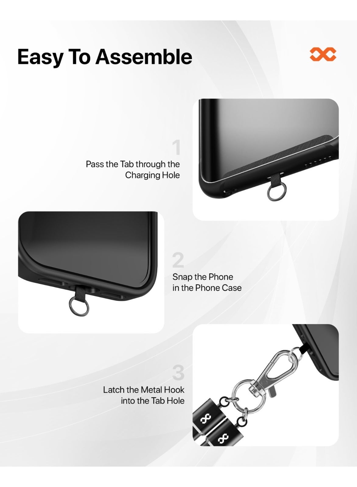 Infinity Loop 60W Charge Usb-C To Usb-C Cable 1M - Black
