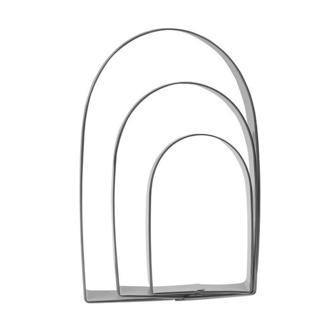 ARCH COOKIE CUTTER SET 543 3 PIECE STAINLESS STEEL