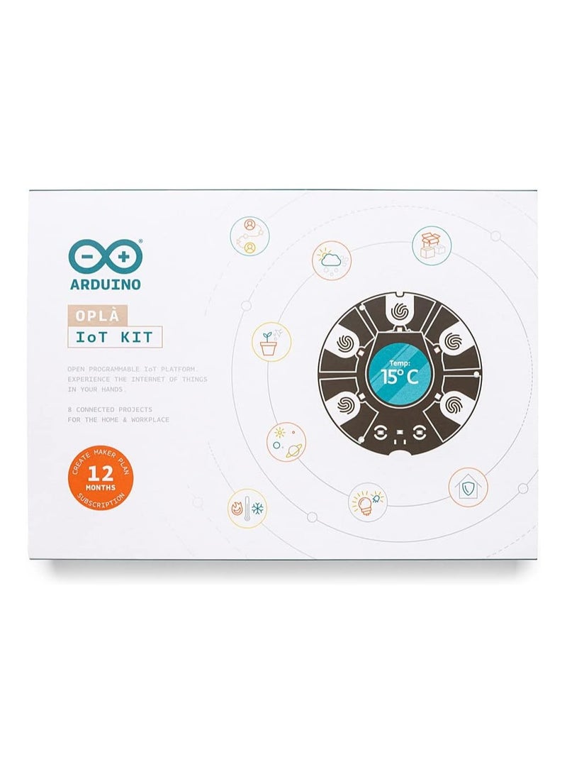 OPLA IoT Starter Kit - Complete DIY Kit for Building IoT Projects, Includes Arduino Compatible Development Board, Sensors, Modules, and Tutorials
