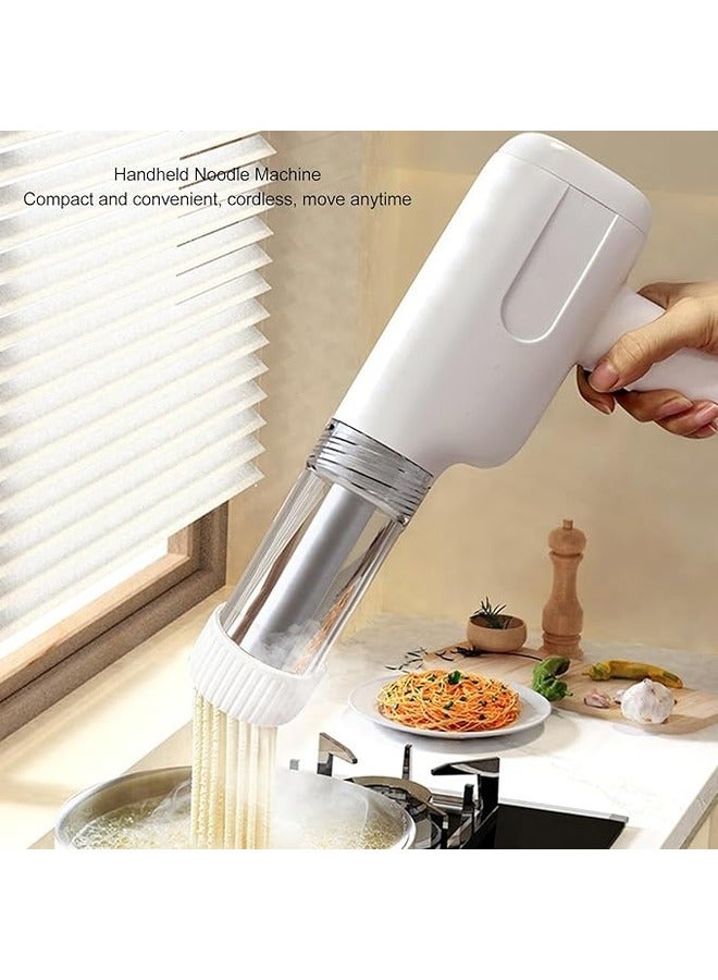 Electric Pasta Maker, Electric Noodle Maker Handheld Press Pasta Machine Automatic Portable Noodle Maker with 6 Noodle Molds for Home, Cordless Pasta Machine  - Image 2