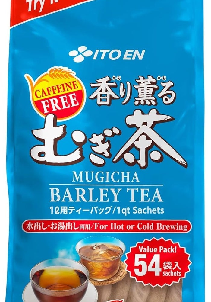 ITO EN Mugicha Roasted Barley Tea - Caffeine Free, 54 Count Tea Bags - Image 1
