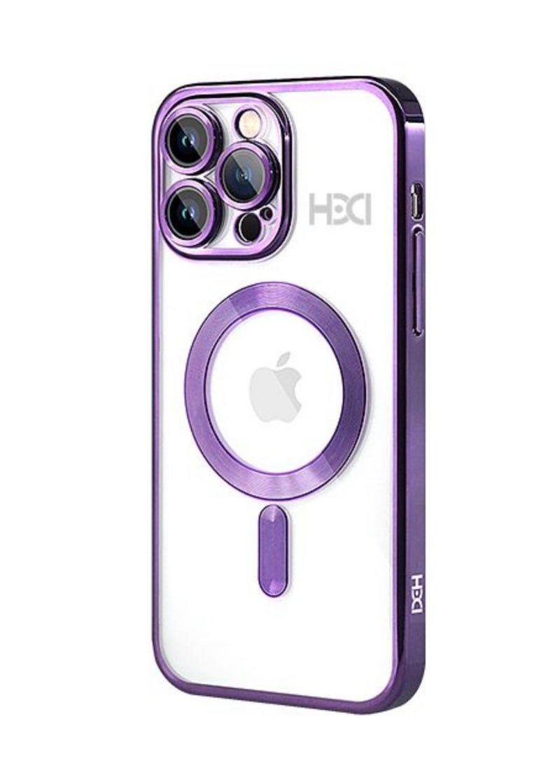 HDD iPhone 15 Pro Back Case Purple