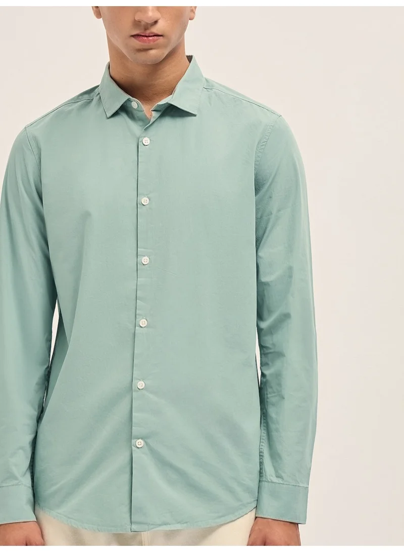 The Bear House  Men’s Long Sleeve Shirt Classic, Comfortable and Stylish Essential for Work, Travel or Casual Outings for Men | Best Price UAE