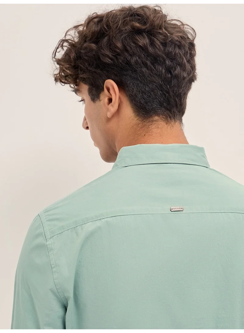 The Bear House  Men’s Long Sleeve Shirt Classic, Comfortable and Stylish Essential for Work, Travel or Casual Outings for Men | Best Price UAE