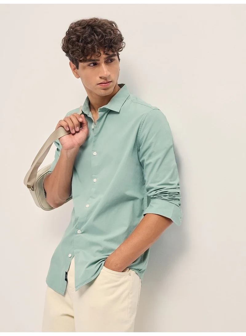 The Bear House  Men’s Long Sleeve Shirt Classic, Comfortable and Stylish Essential for Work, Travel or Casual Outings for Men | Best Price UAE