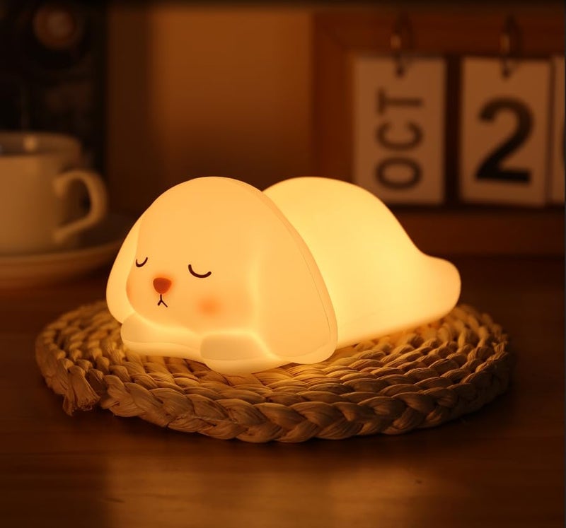 ZKLiLi Bunny Night Light for Kids Lamp 16 Colors Lamp Cute Dimmable Baby Night Lights for NurserySilicone Rechargeable Nightlight for Kids Room Kawaii Room Decor - Image 1