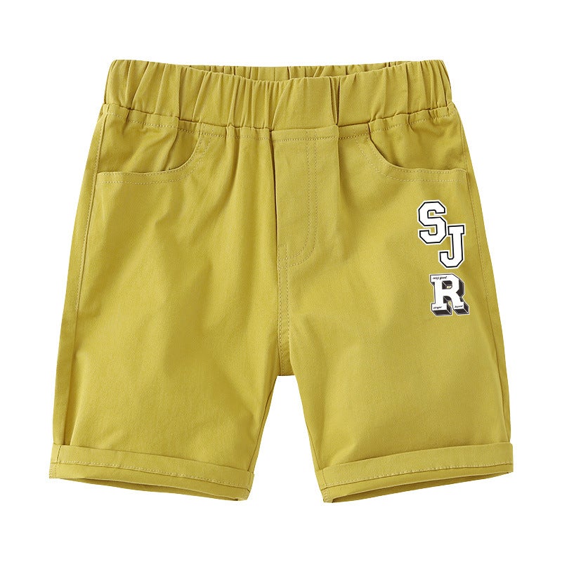 Children'S Shorts 2025 Summer Baby'S Pants Boys Five-Point Pants Children'S Casual Pants Trendy - Image 1