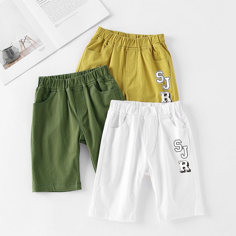 Children'S Shorts 2025 Summer Baby'S Pants Boys Five-Point Pants Children'S Casual Pants Trendy - Image 3