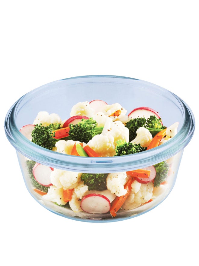 Mondex Round Glass Food Storage Container 1000ml - Image 4