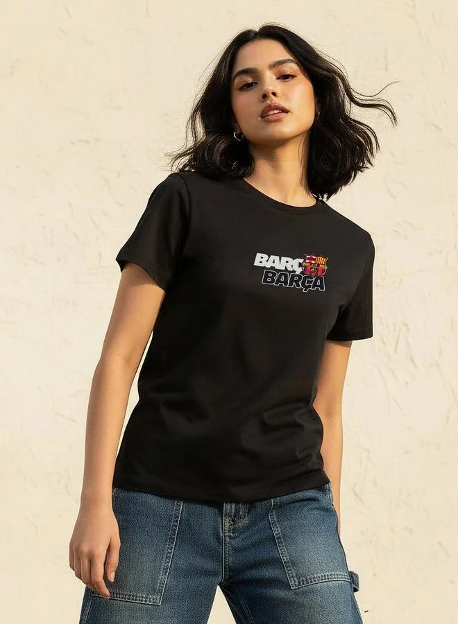اس بي كاركترز FC Barcelona Cotton T shirt