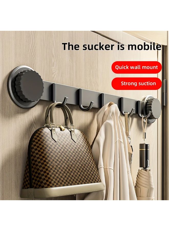 White Heavy Duty Suction Cup Wall Hooks 6 Pack No Drilling Adhesive Bathroom Storage - Image 2