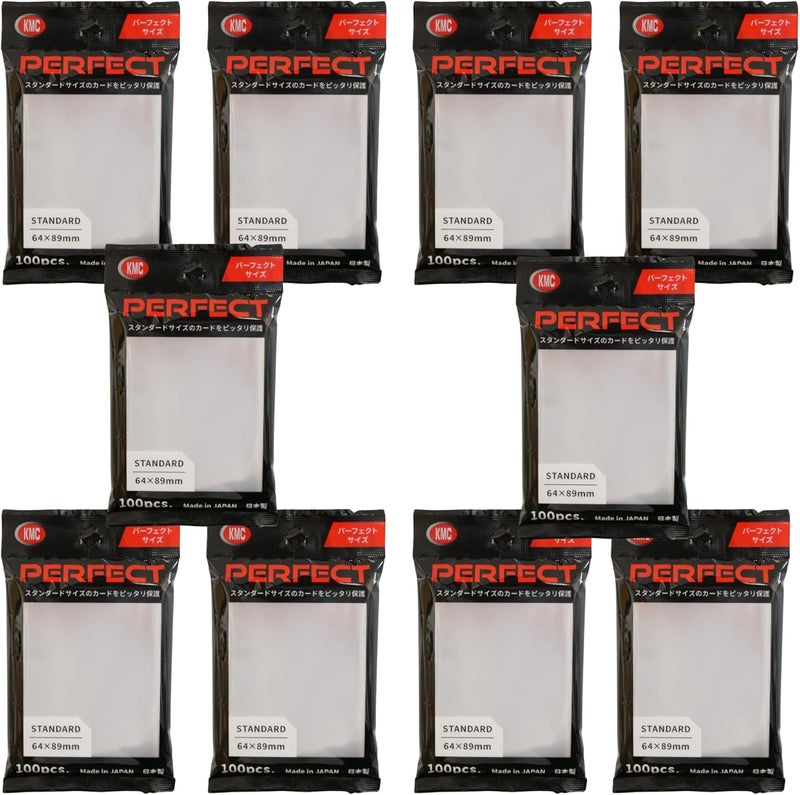 KMC 100 Karte Barriere Perfekte Größe (10 Packungen/Gesamt 1000) - Image 1