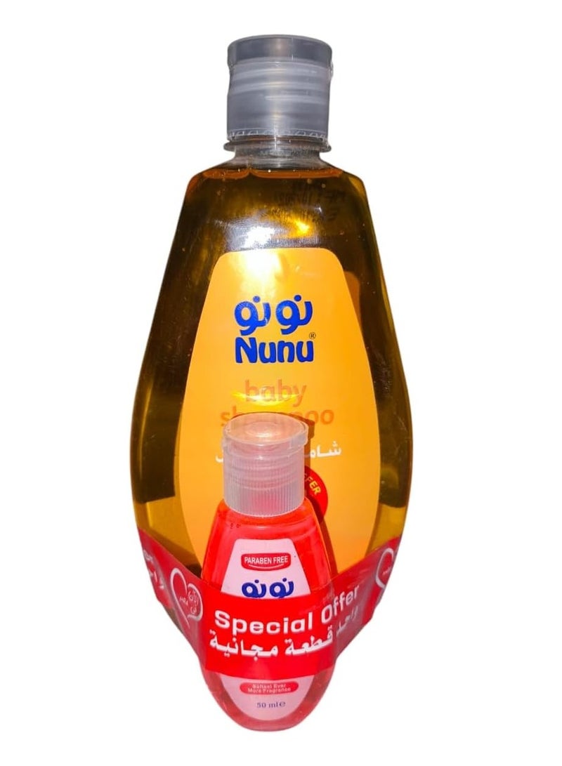 Nunu Nunu Baby Special Offer Shampoo 500ml + Nunu Baby Shampoo Plus 50ml