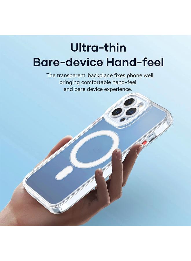 S-TOP Case For iPhone 14 Pro Max Cat-eye TPU Acrylic Magsafe Phone Case - Image 4