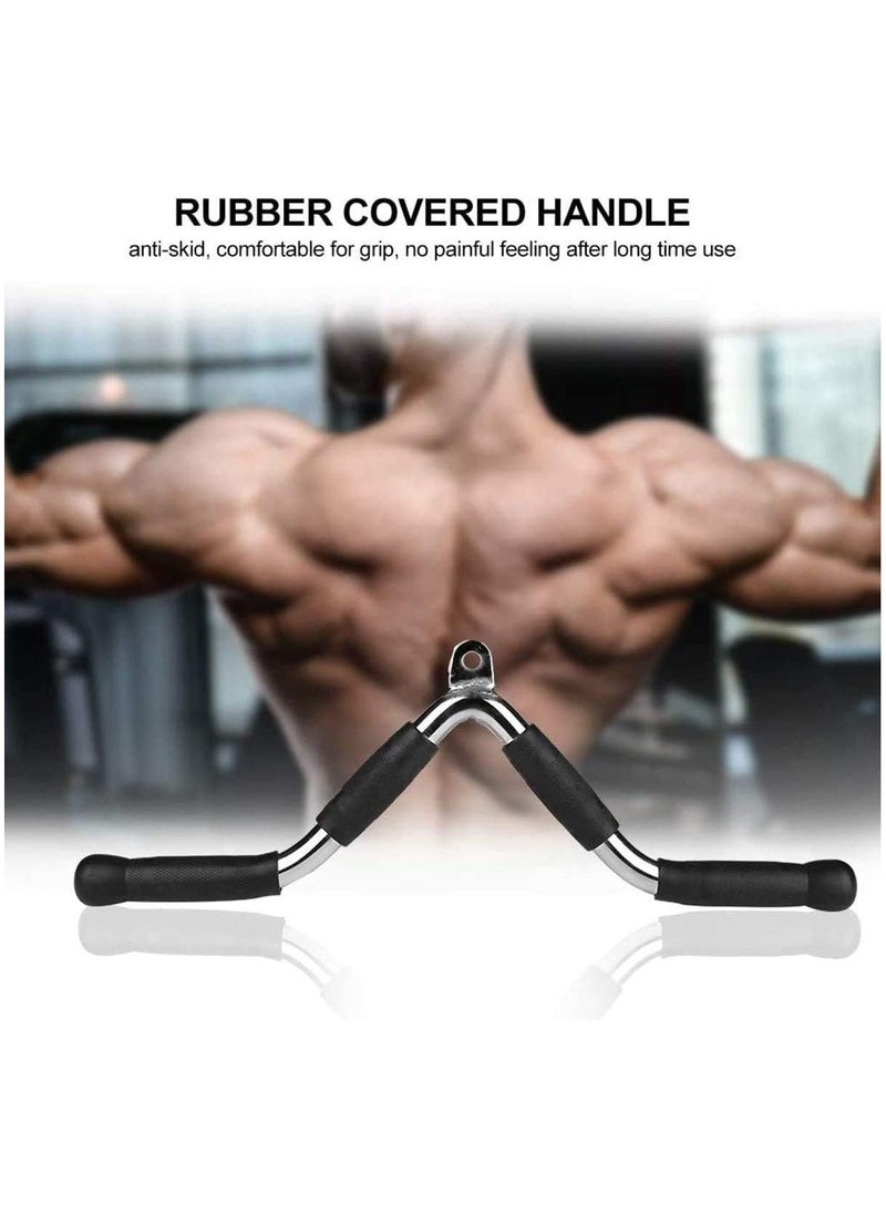 Pull Down Bar, Multi-Exercise Cable Attachment Bar, Steel Tricep Press Bar with Rubber Handles and Swivel Hanger Cable Stabilization Bar  Cable handle - pzsku/ZFFD79BE8326BE1A255C0Z/45/_/1734792318/6545ac49-fb2a-4c5c-ad1d-c4115c99f55d