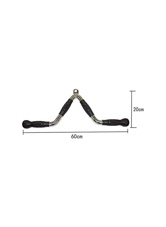 Pull Down Bar, Multi-Exercise Cable Attachment Bar, Steel Tricep Press Bar with Rubber Handles and Swivel Hanger Cable Stabilization Bar  Cable handle - pzsku/ZFFD79BE8326BE1A255C0Z/45/_/1734792360/5e863757-e07e-4976-98e8-2f969b2a3d48