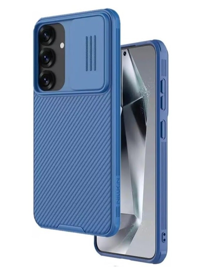 Nillkin Case for Samsung Galaxy S25 Case nillkin CamShield case Protective Cover with Camera Protector Hard PC Ultra Thin Anti-Scratch Phone Case For Samsung Galaxy S25 Blue