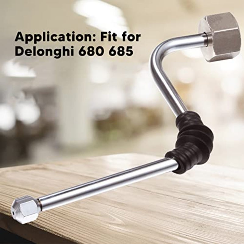 Stainless Steel Steam Wand for Home Use, Anti-Rust Silver Coffee Steam Pipe with Simple Installation and Durable Design - Image 3