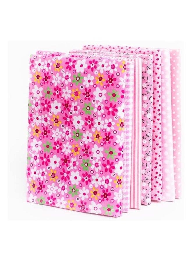 Generic 7Pcs Assorted Fat Quarter Bundle Quilt Quilting Cotton Fabric Sewing  Set 