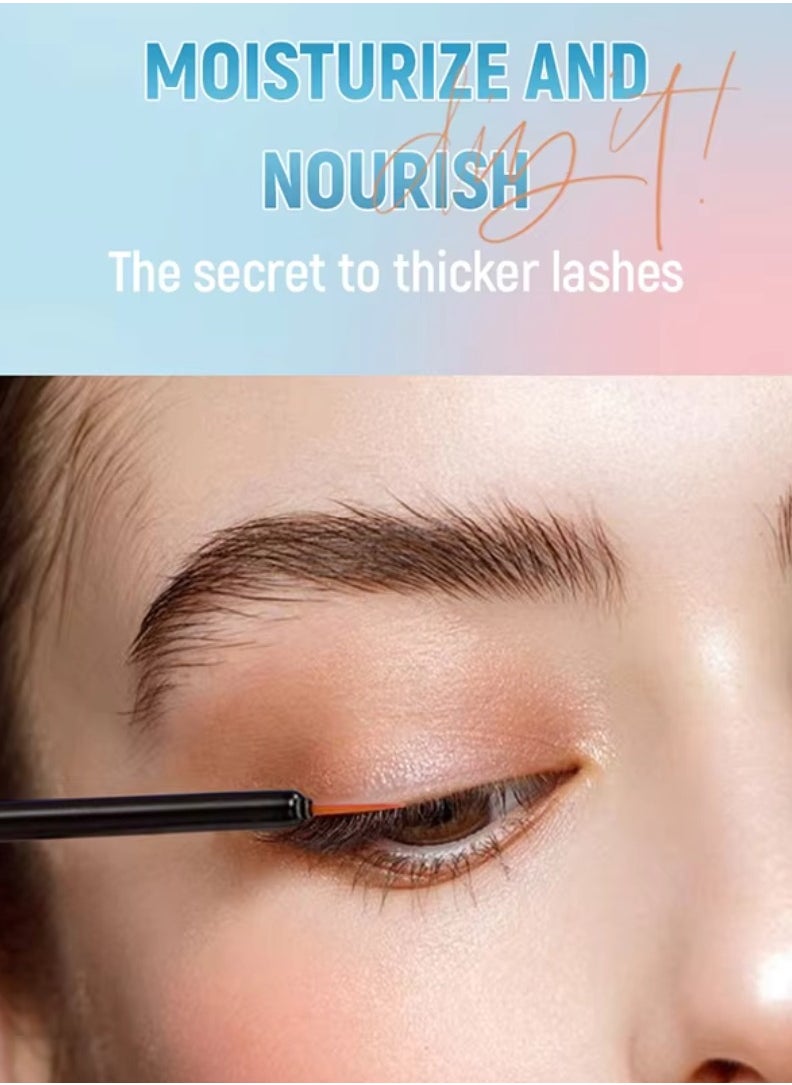 QiBest - Eyelash and Brow Serum No Irritating Gentle Brow Serum, Thicker Longer Stronger Lashes Eyelash Eyebrow Growth Serum Moisturizing Nourishing Enhancing Volumizing Eyelash Serum - Image 1