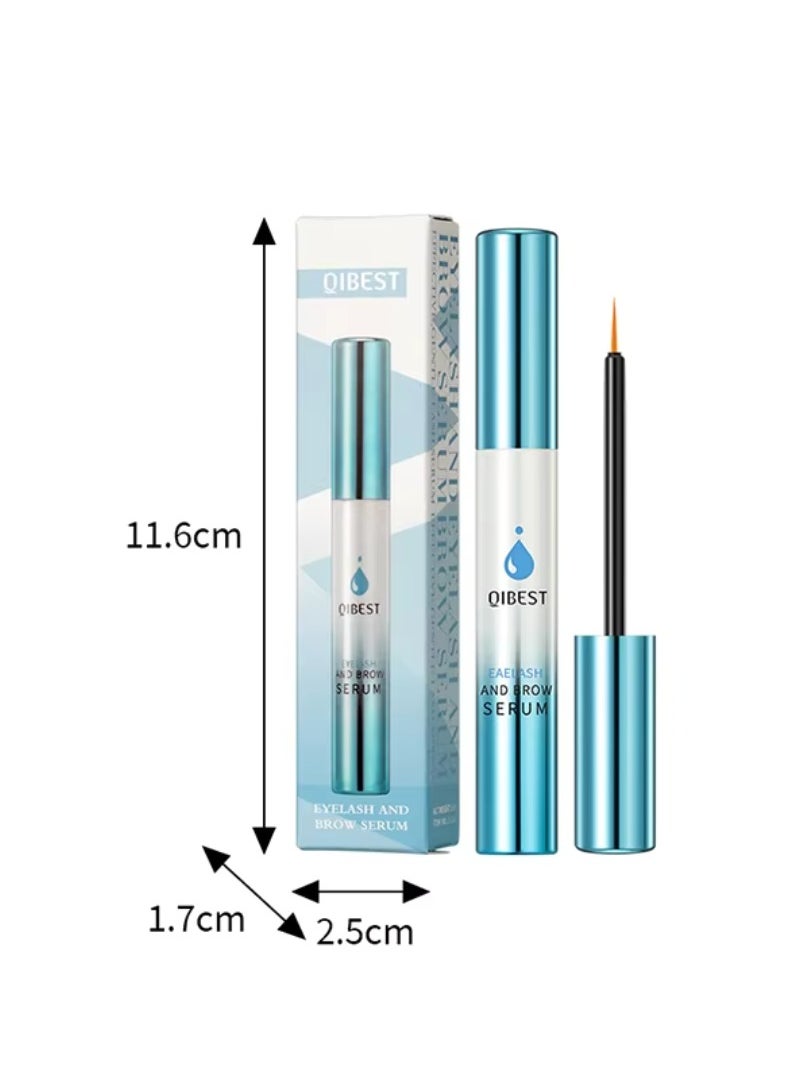 QiBest - Eyelash and Brow Serum No Irritating Gentle Brow Serum, Thicker Longer Stronger Lashes Eyelash Eyebrow Growth Serum Moisturizing Nourishing Enhancing Volumizing Eyelash Serum - Image 1