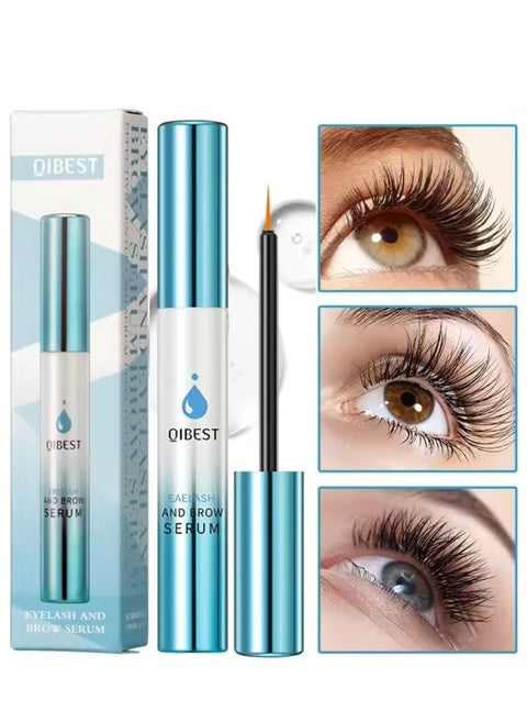 Eyelash and Brow Serum No Irritating Gentle Brow Serum, Thicker Longer Stronger Lashes Eyelash Eyebrow Growth Serum Moisturizing Nourishing Enhancing Volumizing Eyelash Serum