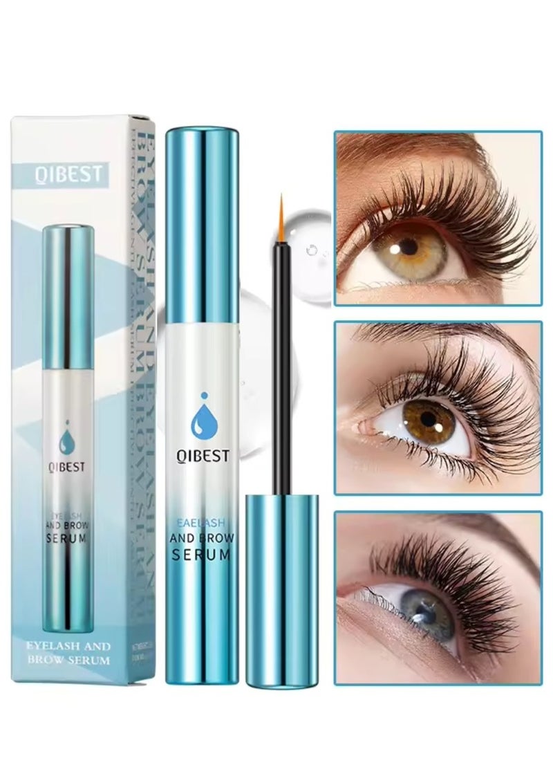 QiBest - Eyelash and Brow Serum No Irritating Gentle Brow Serum, Thicker Longer Stronger Lashes Eyelash Eyebrow Growth Serum Moisturizing Nourishing Enhancing Volumizing Eyelash Serum - Image 1