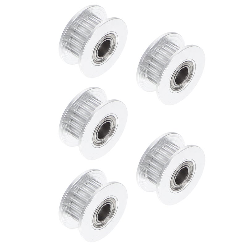 15 PCS High Precision Aluminum Alloy 20 Teeth 5mm Bore Timing Belt Pulleys for 6mm Belt ( ) - Image 1