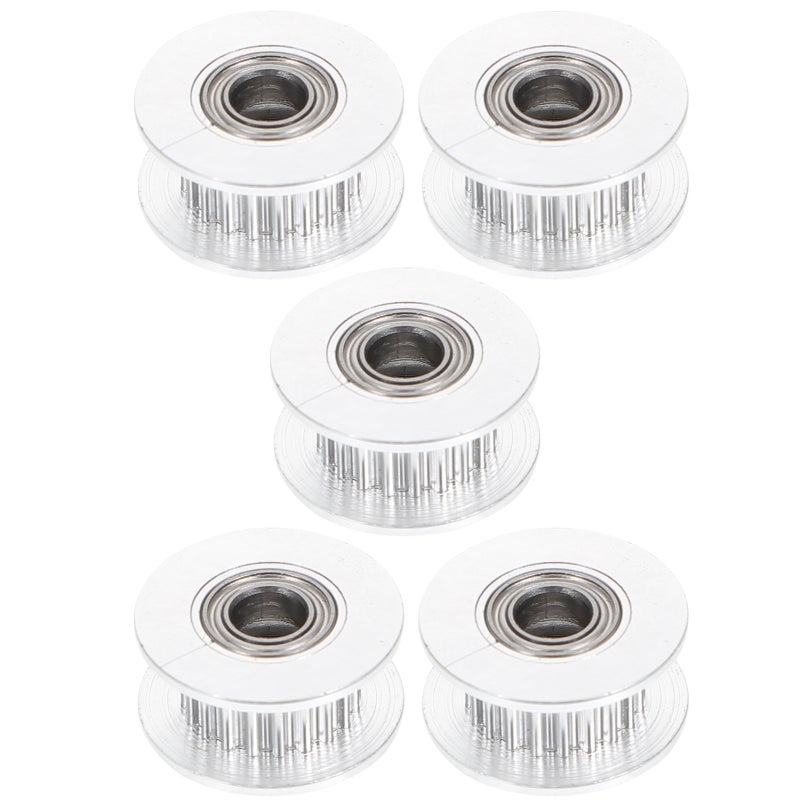 15 PCS High Precision Aluminum Alloy 20 Teeth 5mm Bore Timing Belt Pulleys for 6mm Belt ( ) - Image 2