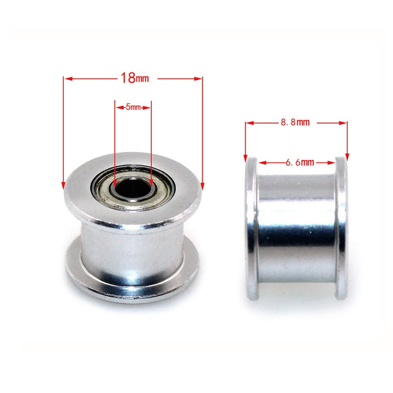 15 PCS High Precision Aluminum Alloy 20 Teeth 5mm Bore Timing Belt Pulleys for 6mm Belt ( ) - Image 5
