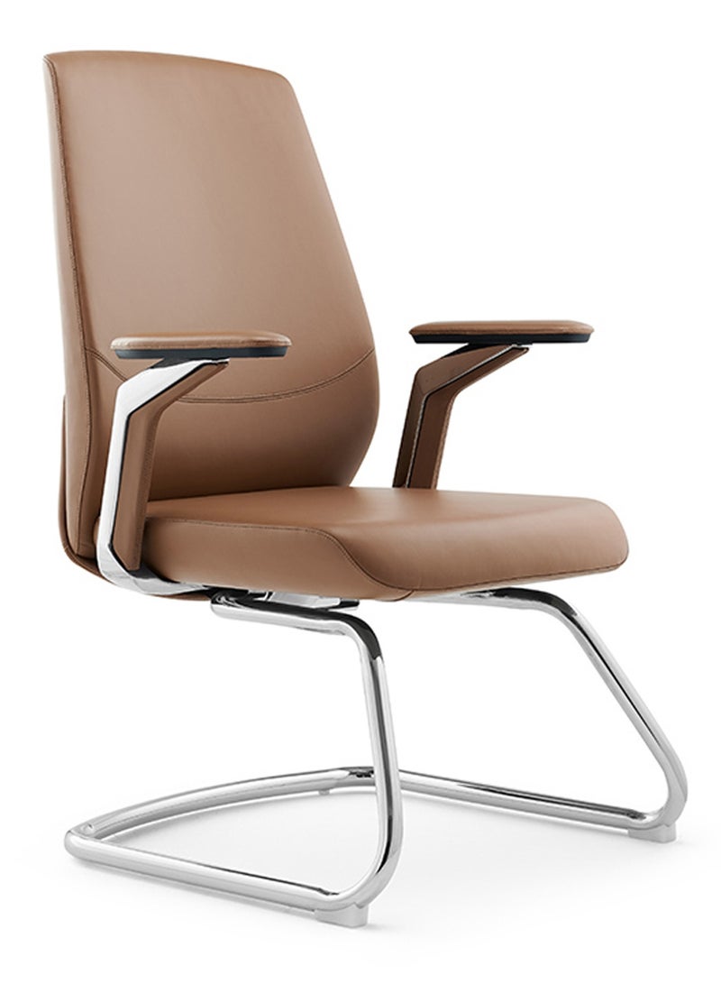 HUIMEI Huimei GW-1802-C Office Visitor Chair Brown Color  - Image 1
